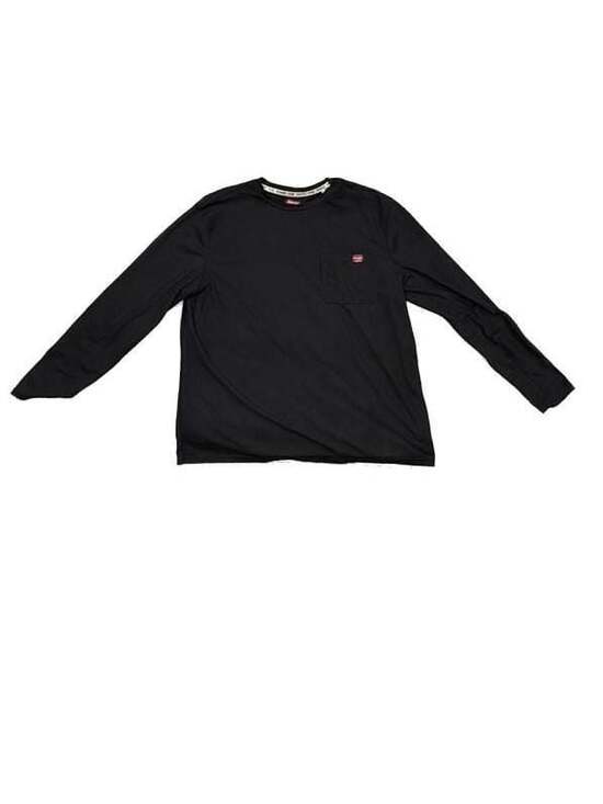 Wrangler Other - Wrangler Workwear Men's Black Long Sleeve Performance Pocket T-Shirt Size XL
